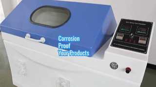 Badanie odporności na korozję w komorze do badania mgły solnej